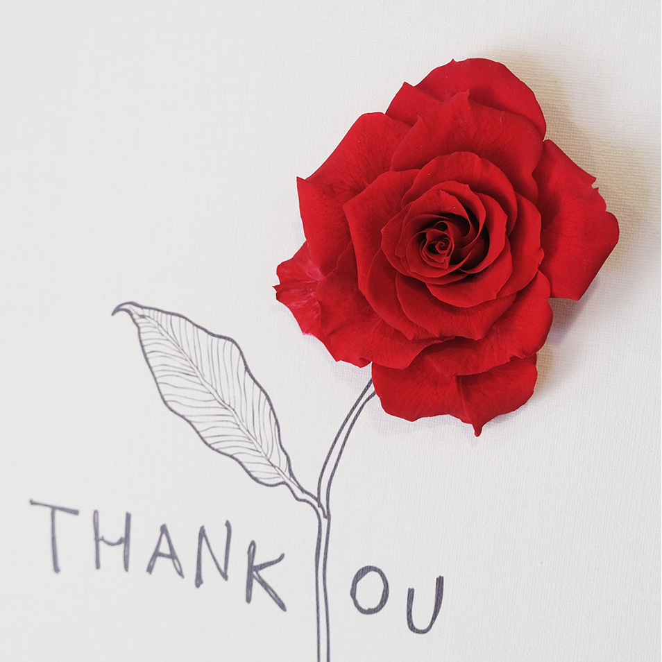 【アフターリメイク専用】レターフラワー（THANK YOU）