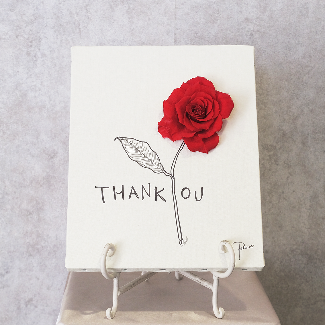 【アフターリメイク専用】レターフラワー（THANK YOU）