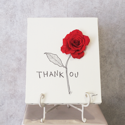 【アフターリメイク専用】レターフラワー（THANK YOU）